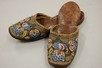 Lot 20 - A pair of beadworked bridal mules, Burmese or...