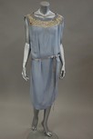Lot 70 - A Jeanne Lanvin couture pale blue silk...
