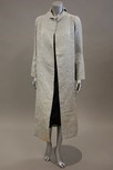 Lot 63 - A Molyneux pale blue silk damask dressing gown,...