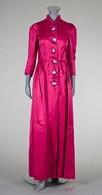 Lot 73 - A rare Schiaparelli couture shocking pink coat-...