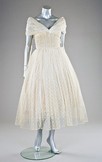 Lot 81 - A Christian Dior couture spotted tulle dance...