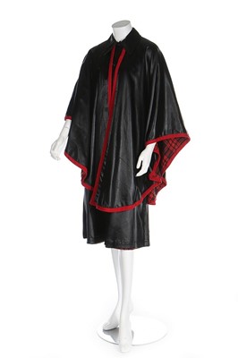 Lot 238 - An Yves Saint Laurent Rive Gauche black satin...