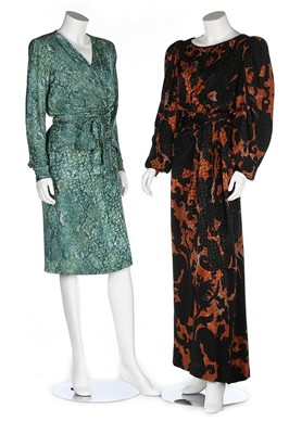 Lot 163 - An Yves Saint Laurent couture snakeskin...