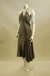 Lot 117 - A Lanvin charcoal grey silk dress, Summer 2004,...