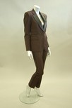 Lot 135 - A Gucci dark maroon dinner suit, comprising:...