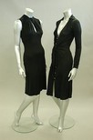 Lot 181 - Two Gianni Versace couture slinky, black...