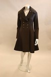 Lot 189 - An Alablack wool double-breasted coat,...