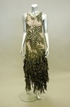 Lot 200 - An Alexander McQueen camouflage net evening...