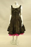 Lot 223 - A stylish Oscar de la Renta black taffeta...