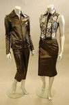 Lot 238 - Dolce and Gabbana black leather separates,...