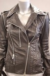 Lot 157 - A Dolce and Gabbana black leather biker jacket,...