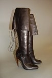 Lot 27 - A pair of dark brown Alexander McQueen...