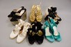 Lot 36 - Six pairs of Christian Louboutin wedge...