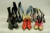 Lot 54 - A group of Cowboy-style boots, including: red...