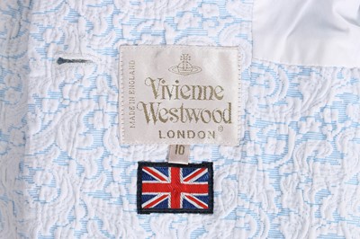 Lot 270 - A Vivienne Westwood blue and white brocatelle...