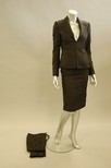 Lot 77 - An Yves Saint Laurent Rive Gauche black denim...