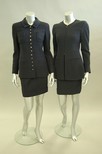 Lot 81 - Two navy Chanel Boutique suits, comprising:...