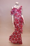 Lot 94 - A John Galliano kaleidoscope print chiffon...