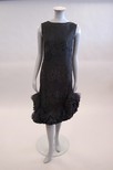 Lot 241 - A Roberto Capucci black lace cocktail gown,...