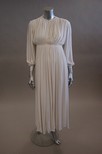 Lot 266 - An Yves Saint Laurent couture white jersey...