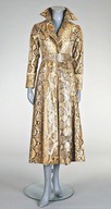 Lot 256 - A fine and rare Ossie Clark snakeskin coat,...