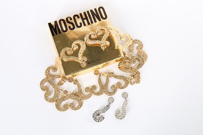 Lot 277 - A Moschino Question Mark belt, 1990s, of...