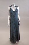 Lot 249 - An Ossie Clark for Radley teal-green moss...