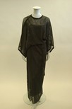 Lot 265 - A Bohan for Dior black fishnet evening...