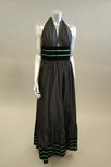 Lot 275 - A Crahay for Lanvin black paper taffeta ball...