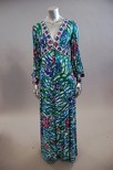 Lot 220 - A Pucci printed silk culotte suit, late 1960s,...