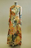 Lot 184 - Crahay for Lanvin brocaded evening gown, late...