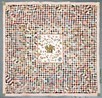 Lot 37 - A fine patchwork coverlet, probably Welsh...
