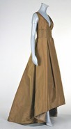 Lot 308 - A Roberto Capucci bronze silk faille ball gown,...