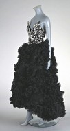 Lot 304 - A fabulous Lancetti black and white organza...