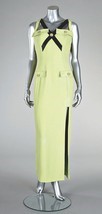 Lot 315 - A Gianni Versace couture label mint green silk...