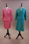 Lot 290 - An Yves Saint Laurent pink wool suit, mid...