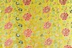 Lot 63 - A large bolt of brocaded yellow satin, Chinese...