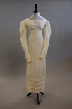 Lot 136 - A girl's simple white cotton summer dress,...