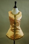 Lot 143 - A ladies pink satin waistcoat, 1770s, possibly...
