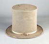 Lot 12 - A Gentleman's stove-pipe hat, 1860s of grey...
