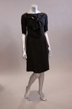 Lot 168 - A Rudi Gernreich for Walter Bass black slubbed...