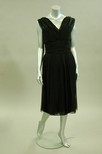 Lot 165 - A Christian Dior London black chiffon cocktail...
