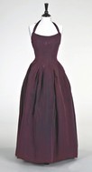 Lot 174 - A Christian Dior aubergine faille ball gown,...
