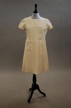 Lot 237 - A Courrges cream wool dress, circa 1970,...