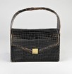 Lot 18 - An Hermès `Deauville' crocodile handbag, 1950s...