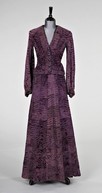 Lot 108 - A Christian Dior purple broadtail suit, circa...