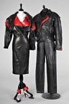Lot 141 - Claude Montana His 'n Hers leather ensembles,...