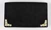 Lot 9 - An Hermès black suede clutch bag, 1960s,...