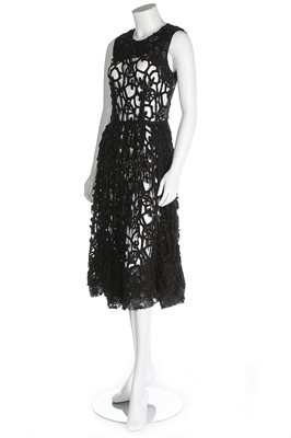 Lot 291 - A Comme des Garçons black lace dress,...