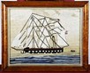 Lot 216 - A sailor's woolwork, mid 19th century, naively...